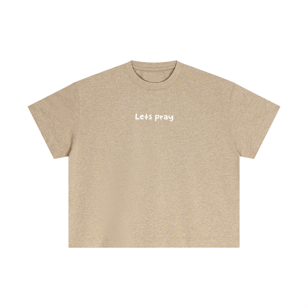 Essential Cotton Boxy "LET IT OUT" T-Shirt