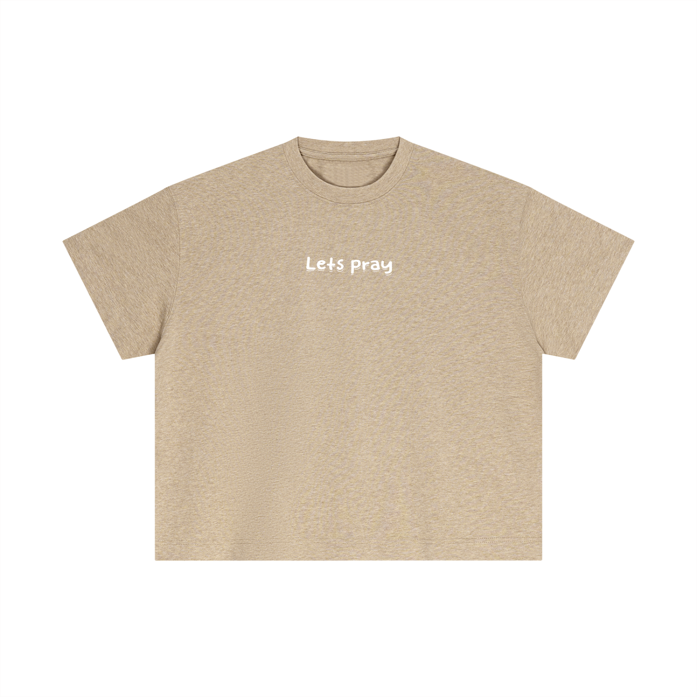 Essential Cotton Boxy "LET IT OUT" T-Shirt