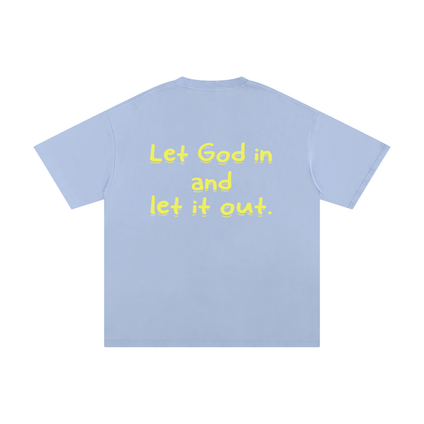Unisex Pure Cotton "Let God in" T-Shirt