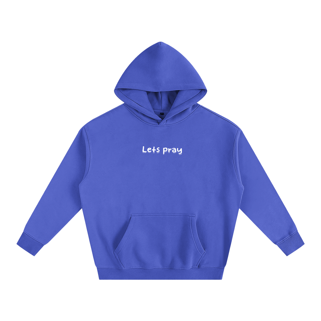 Oversize Fleeced "Wanna come to Heaven with me?" Hoodie