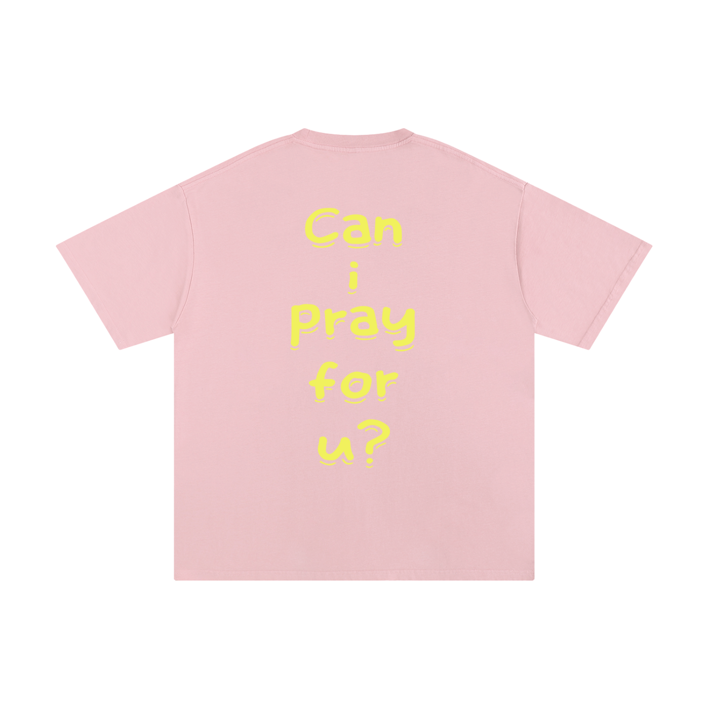 Unisex Pure Cotton "Can i pray for u?" T-Shirt