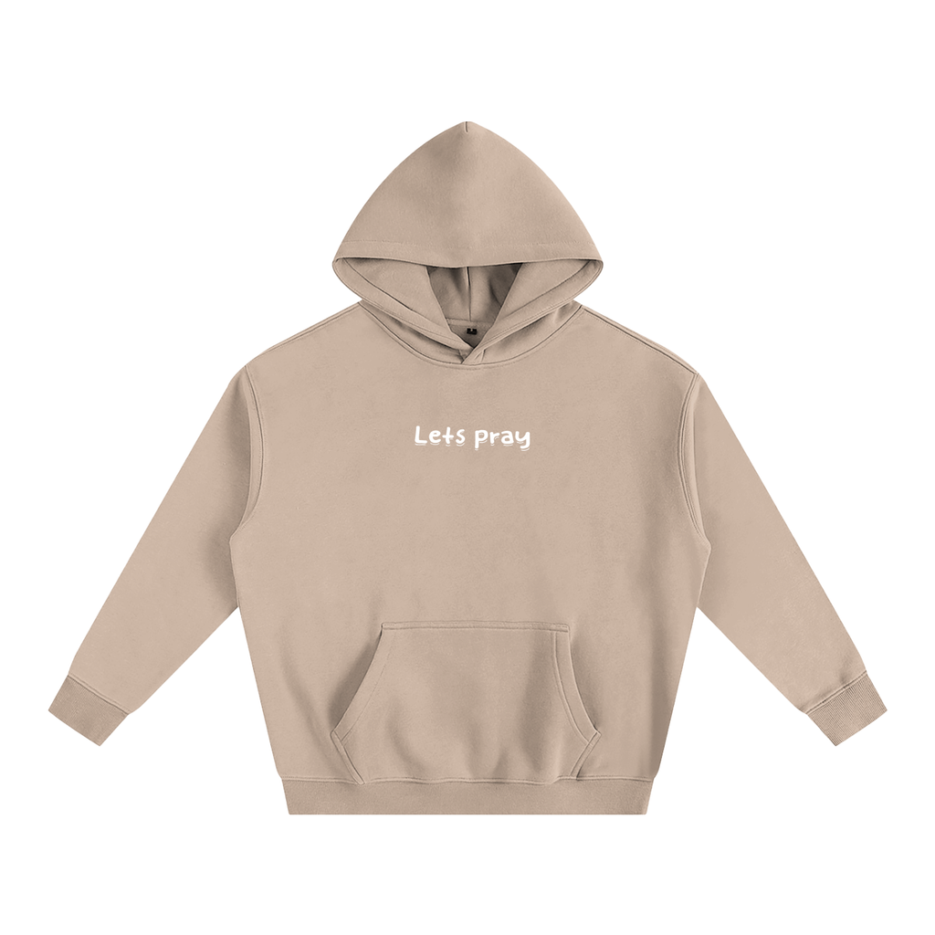 Oversize Fleeced "Wanna come to Heaven with me?" Hoodie