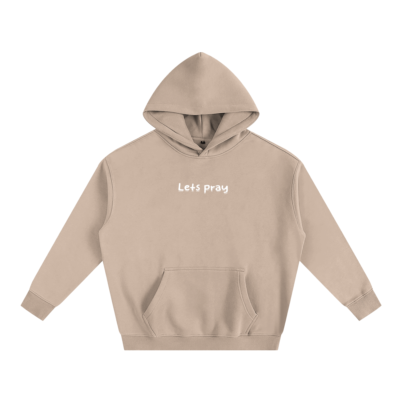 Oversize Fleeced "Wanna come to Heaven with me?" Hoodie