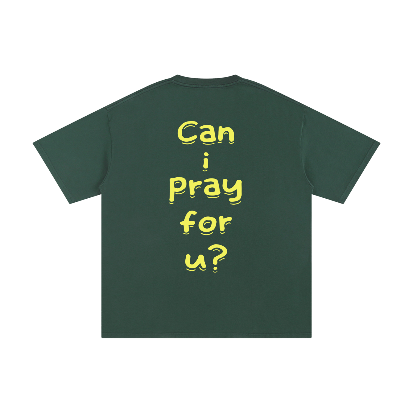 Unisex Pure Cotton "Can i pray for u?" T-Shirt