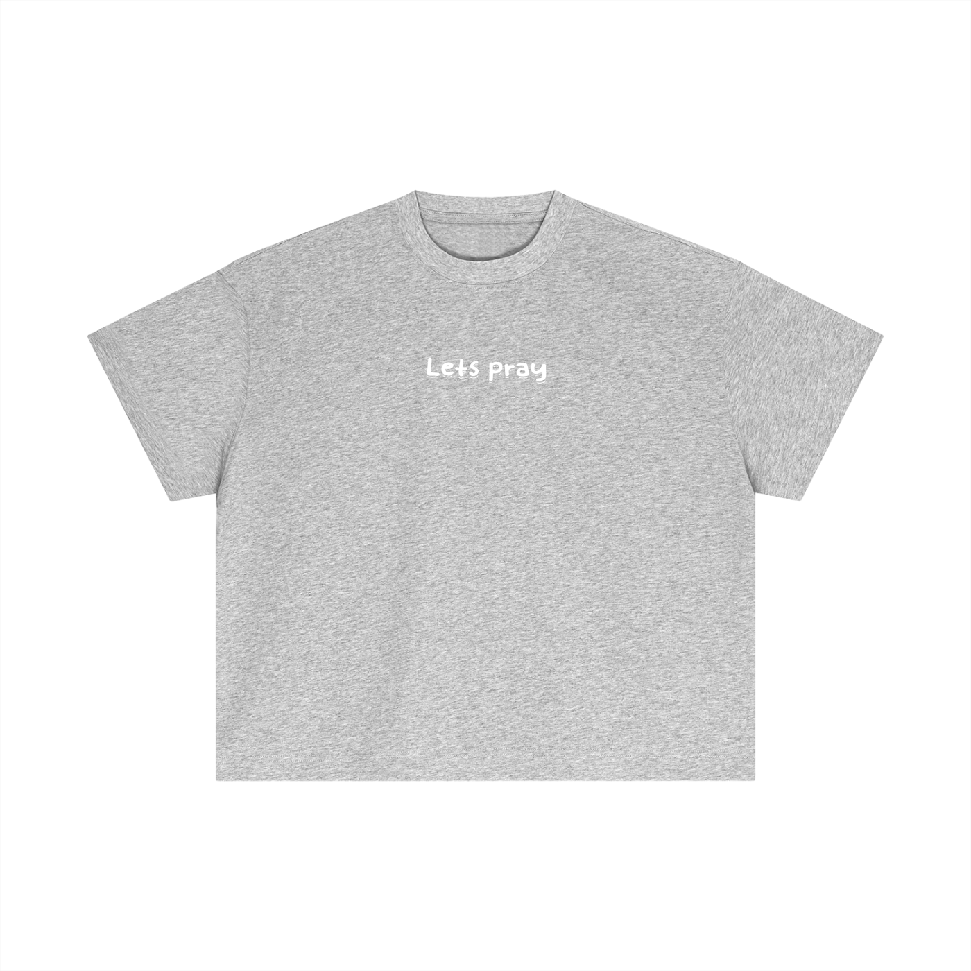 Essential Cotton Boxy "LET IT OUT" T-Shirt