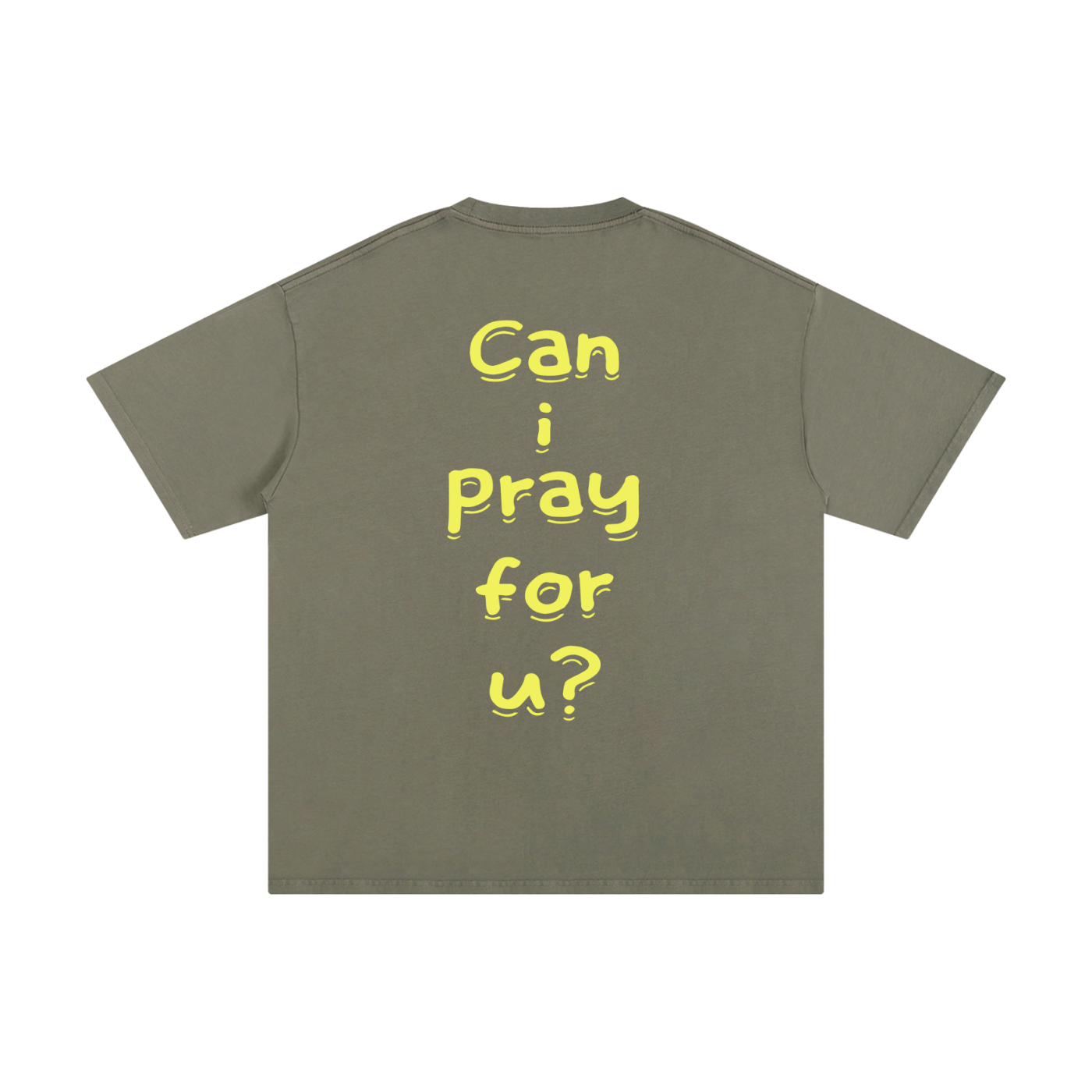 Unisex Pure Cotton "Can i pray for u?" T-Shirt