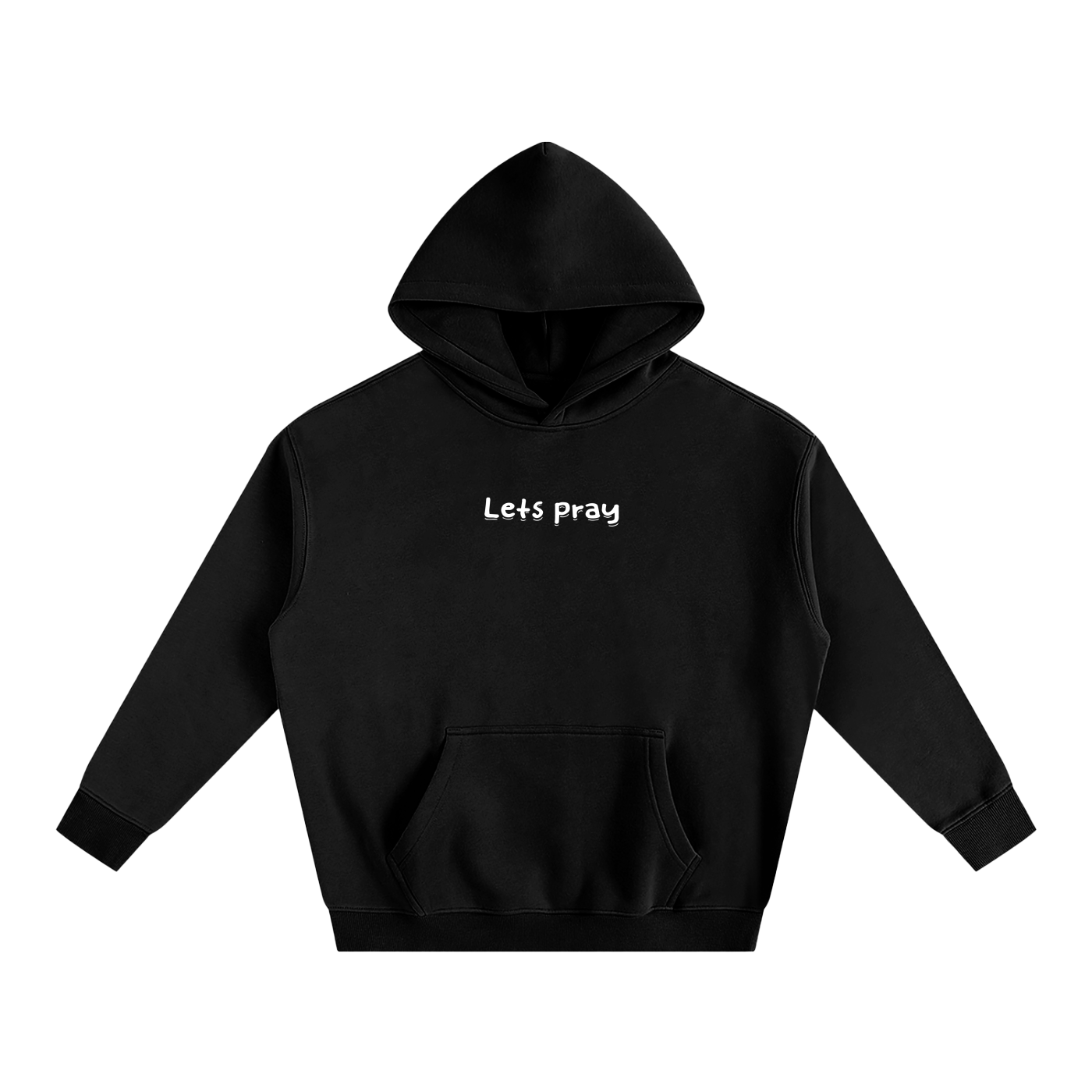 Oversize Fleeced "Wanna come to Heaven with me?" Hoodie