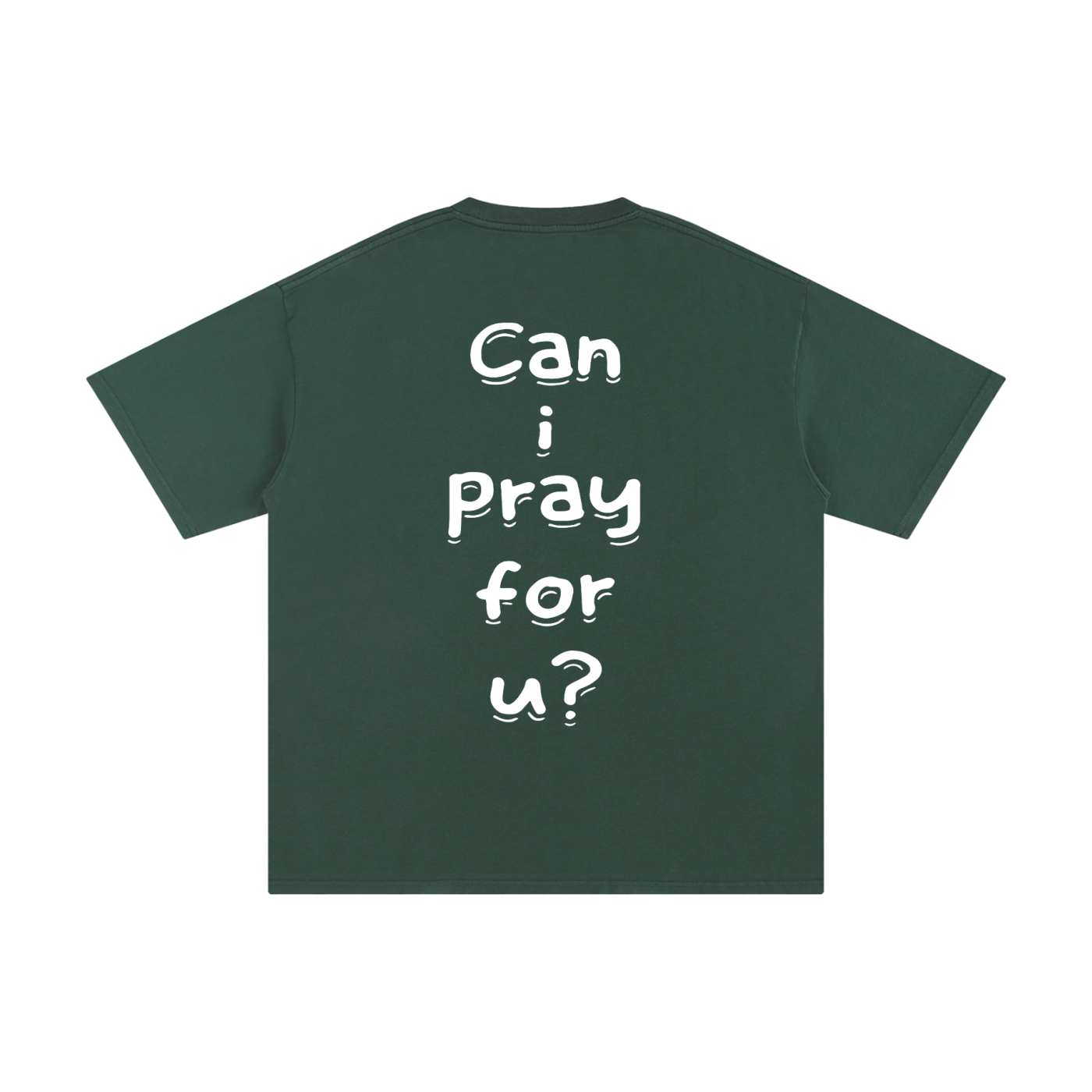 Unisex Pure Cotton "Can i pray for u?" T-Shirt