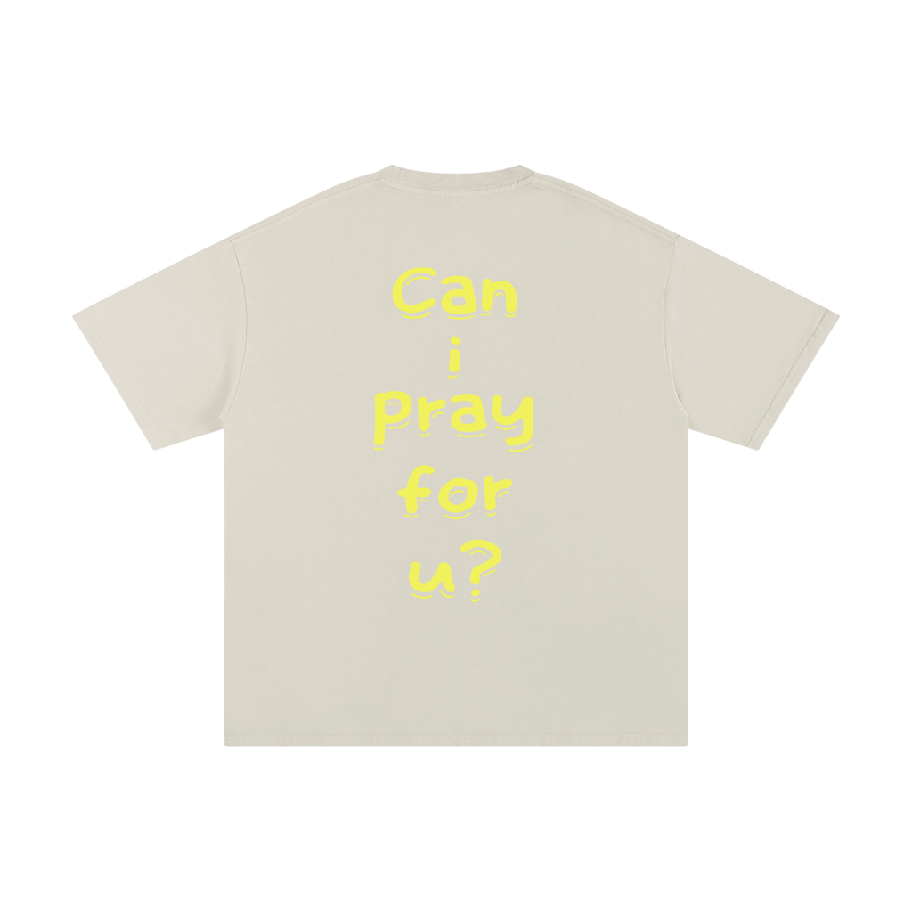 Unisex Pure Cotton "Can i pray for u?" T-Shirt