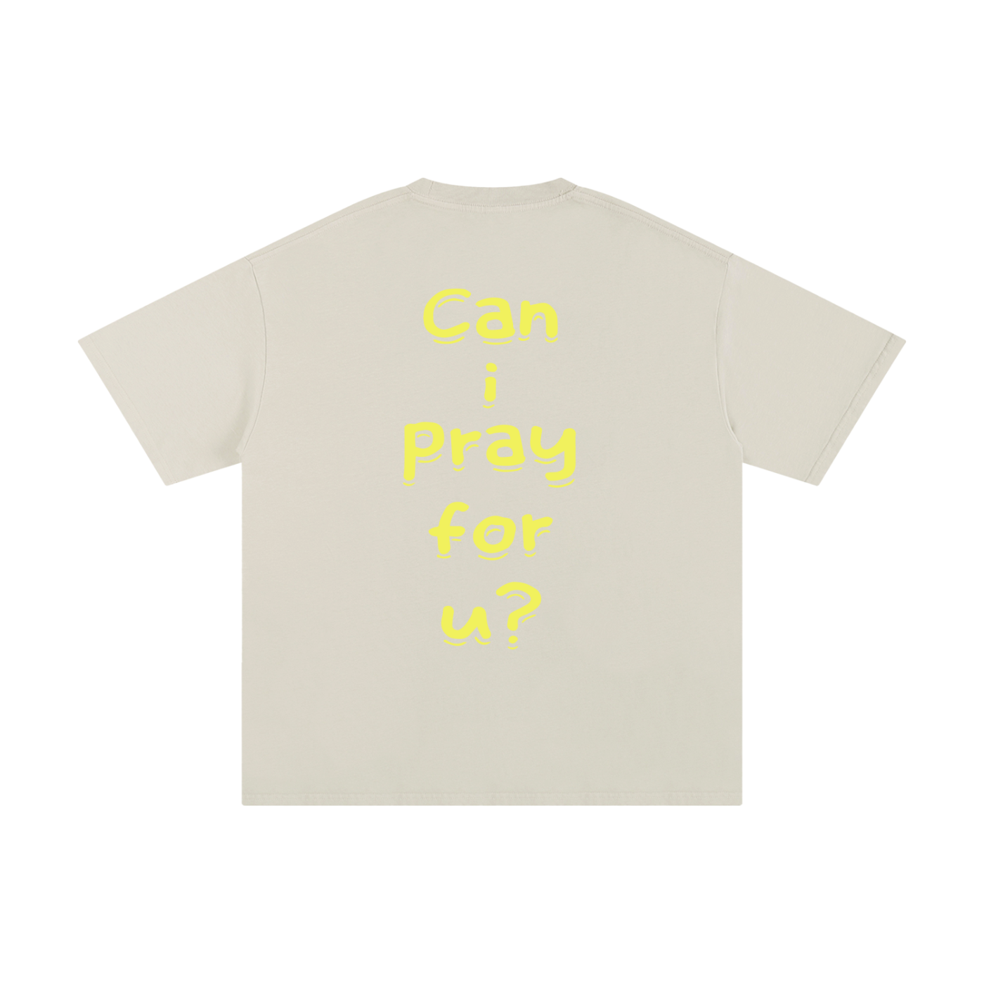 Unisex Pure Cotton "Can i pray for u?" T-Shirt