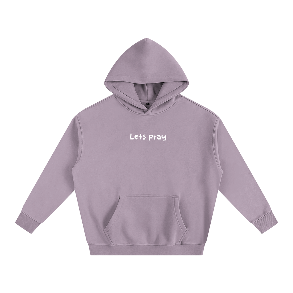 Oversize Fleeced "Wanna come to Heaven with me?" Hoodie