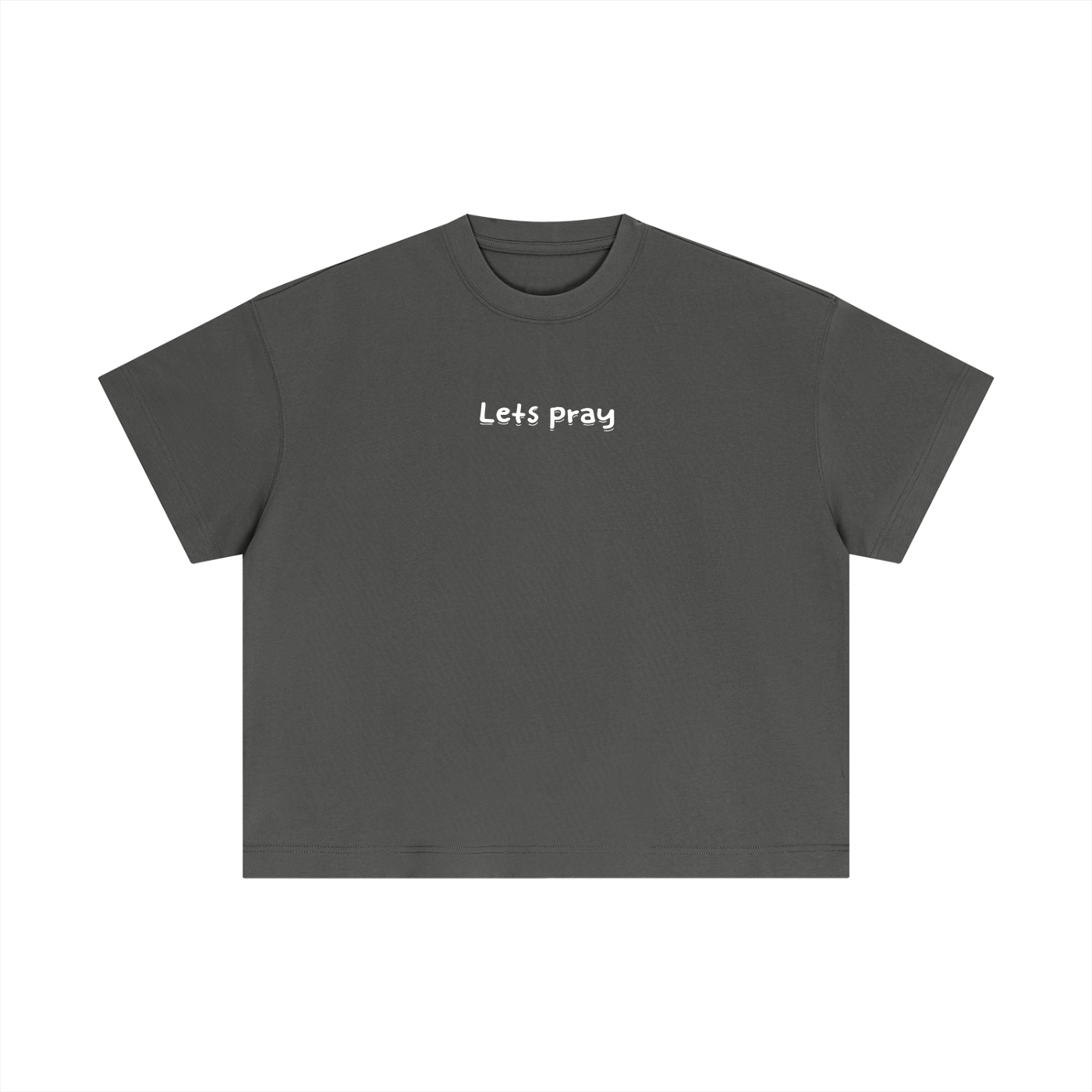 Essential Cotton Boxy "LET IT OUT" T-Shirt