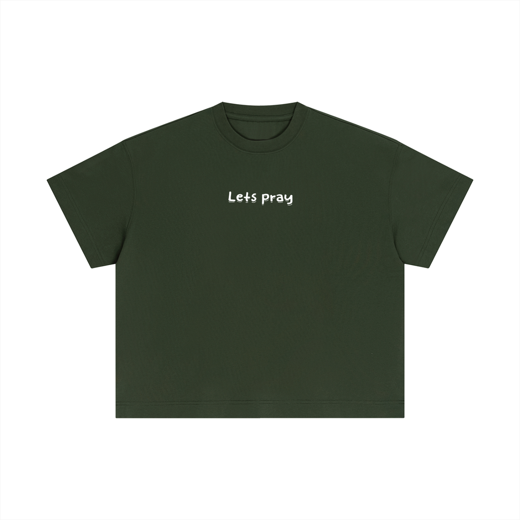 Essential Cotton Boxy "LET IT OUT" T-Shirt