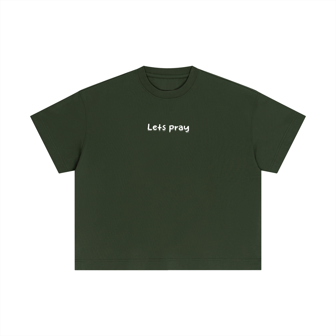 Essential Cotton Boxy "LET IT OUT" T-Shirt