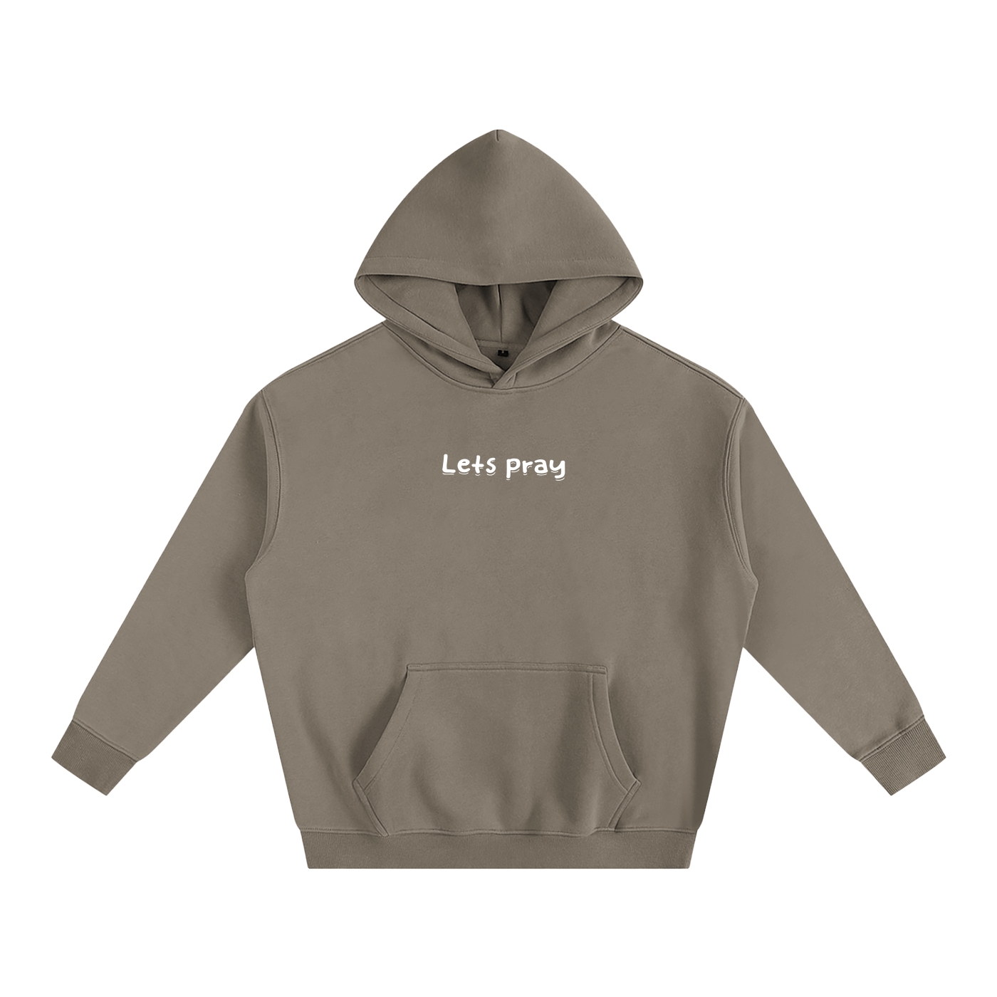 Oversize Fleeced "Wanna come to Heaven with me?" Hoodie