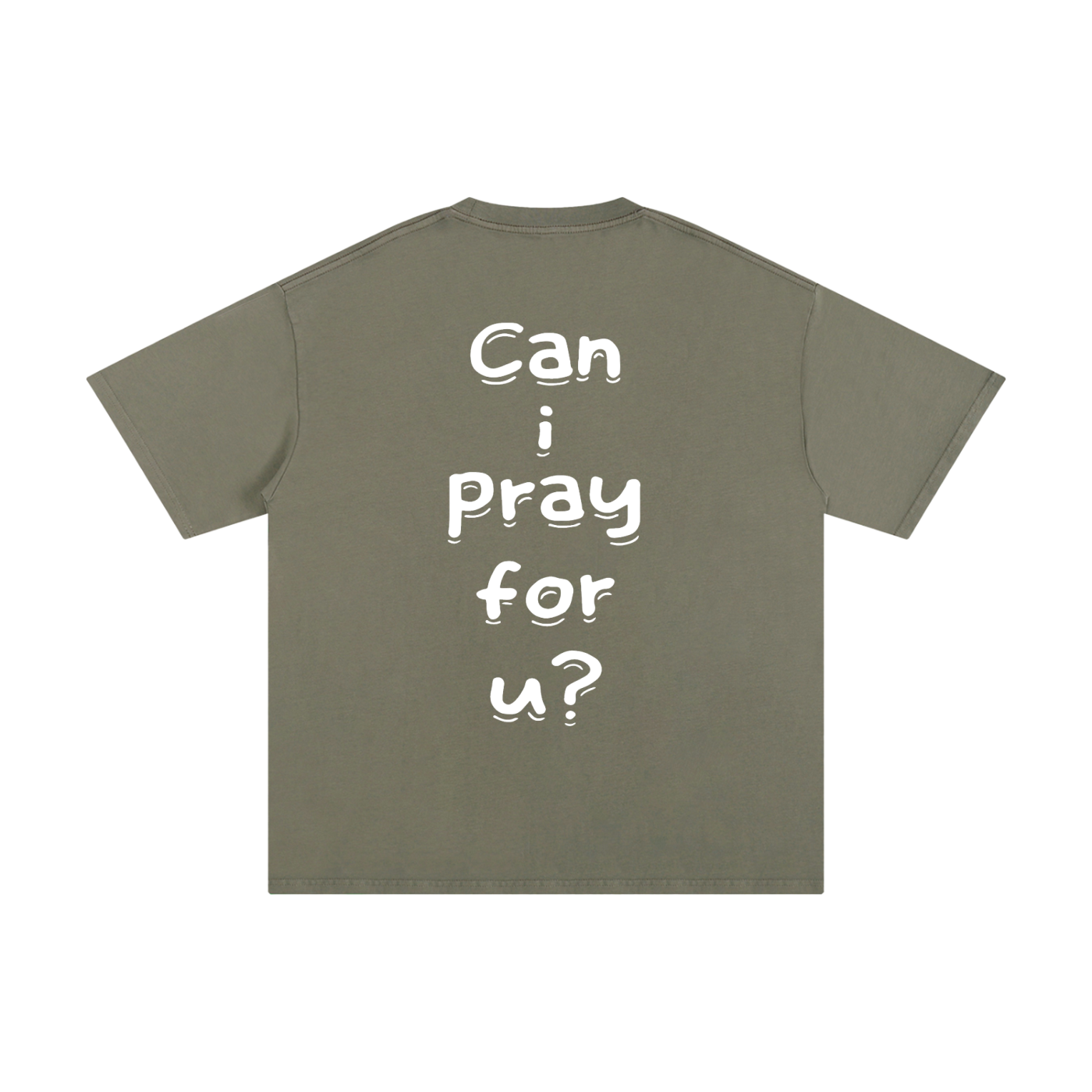 Unisex Pure Cotton "Can i pray for u?" T-Shirt