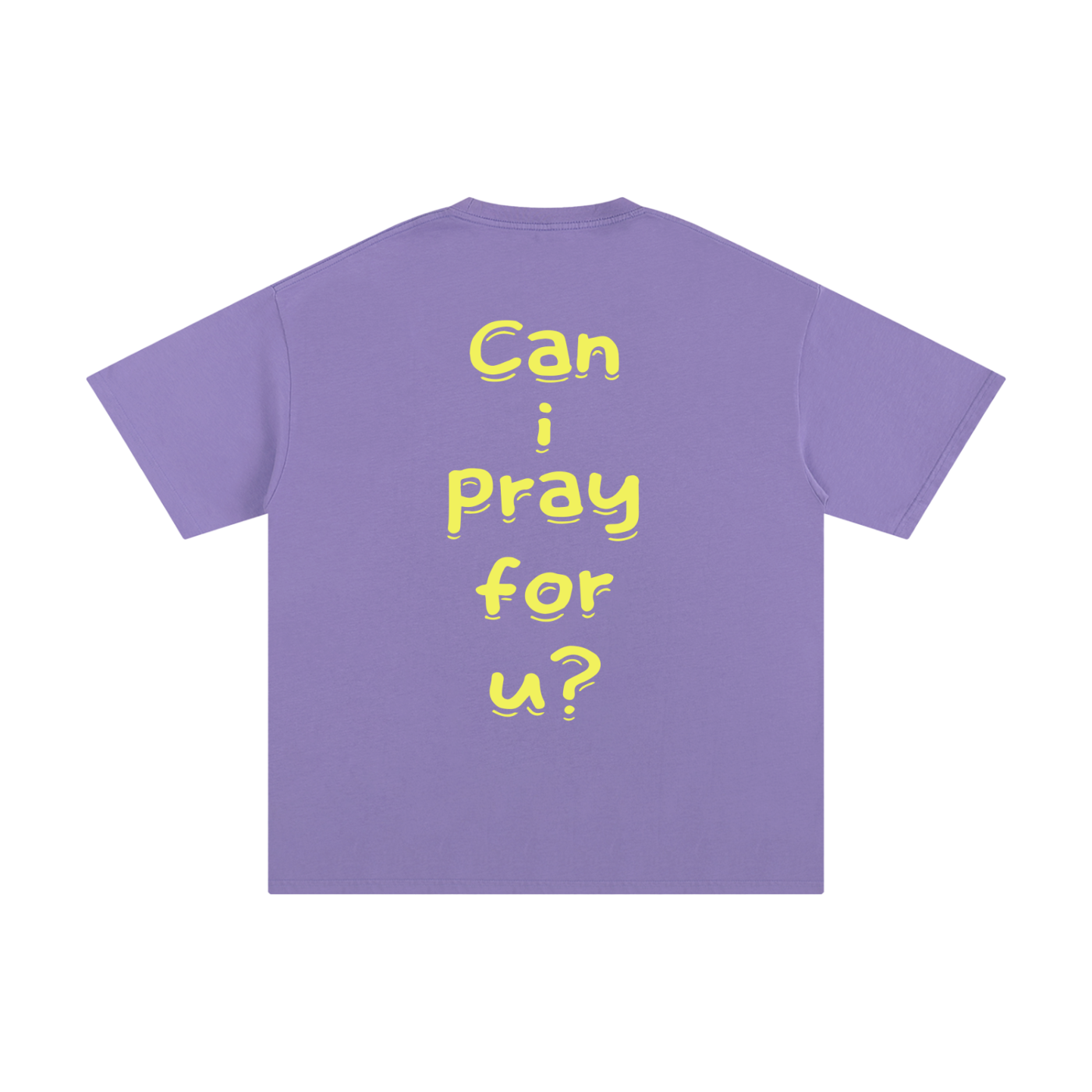 Unisex Pure Cotton "Can i pray for u?" T-Shirt
