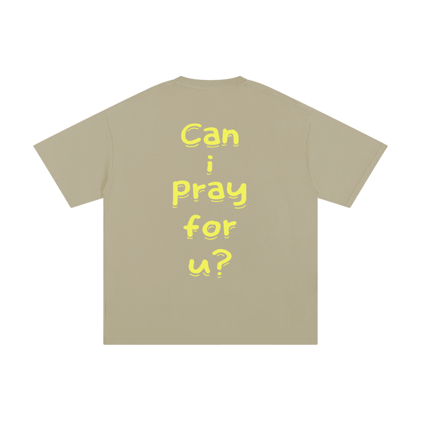 Unisex Pure Cotton "Can i pray for u?" T-Shirt