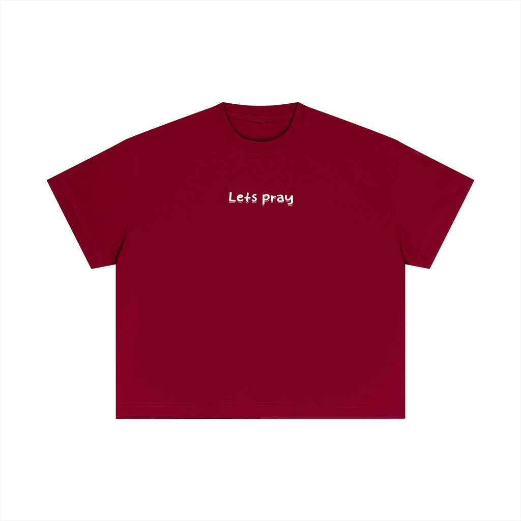 Essential Cotton Boxy "LET IT OUT" T-Shirt