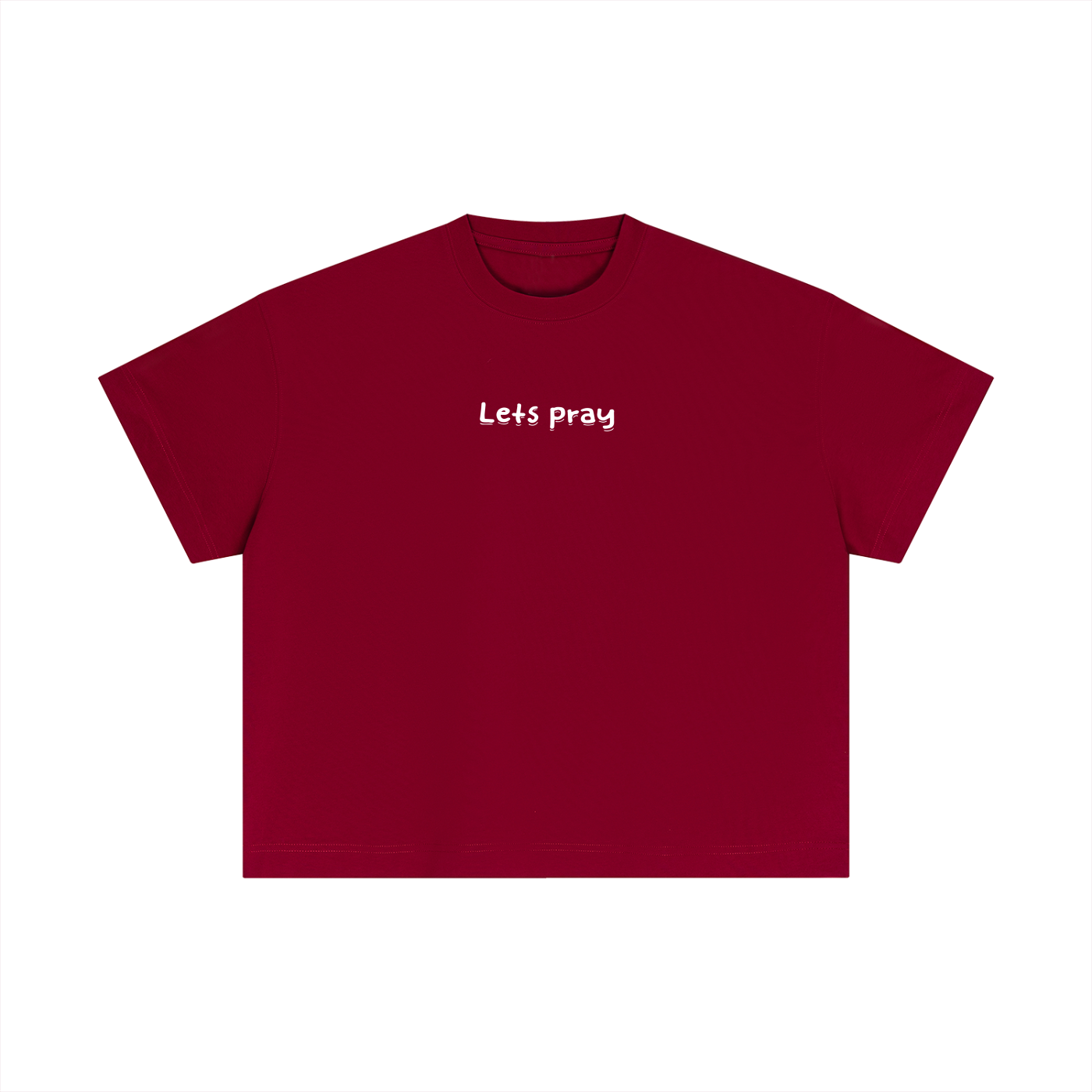 Essential Cotton Boxy "LET IT OUT" T-Shirt