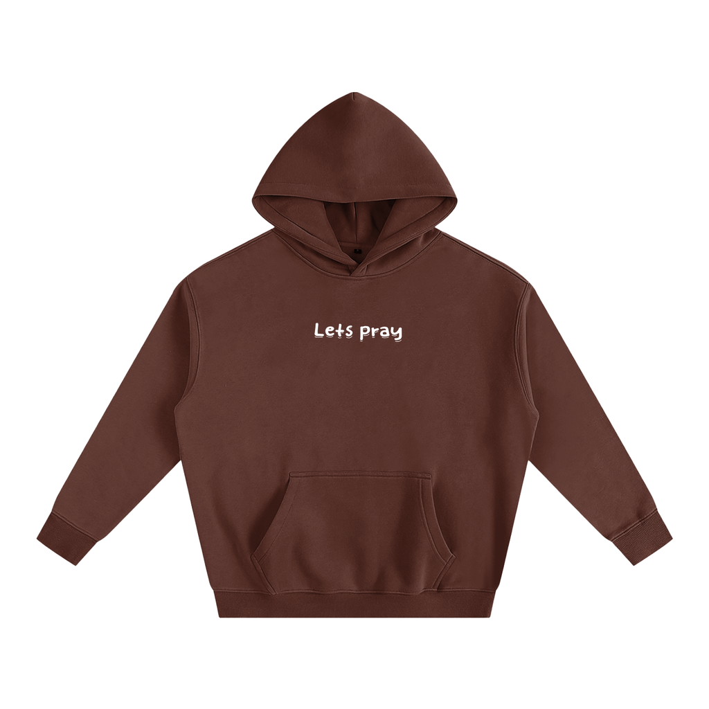 Oversize Fleeced "Wanna come to Heaven with me?" Hoodie
