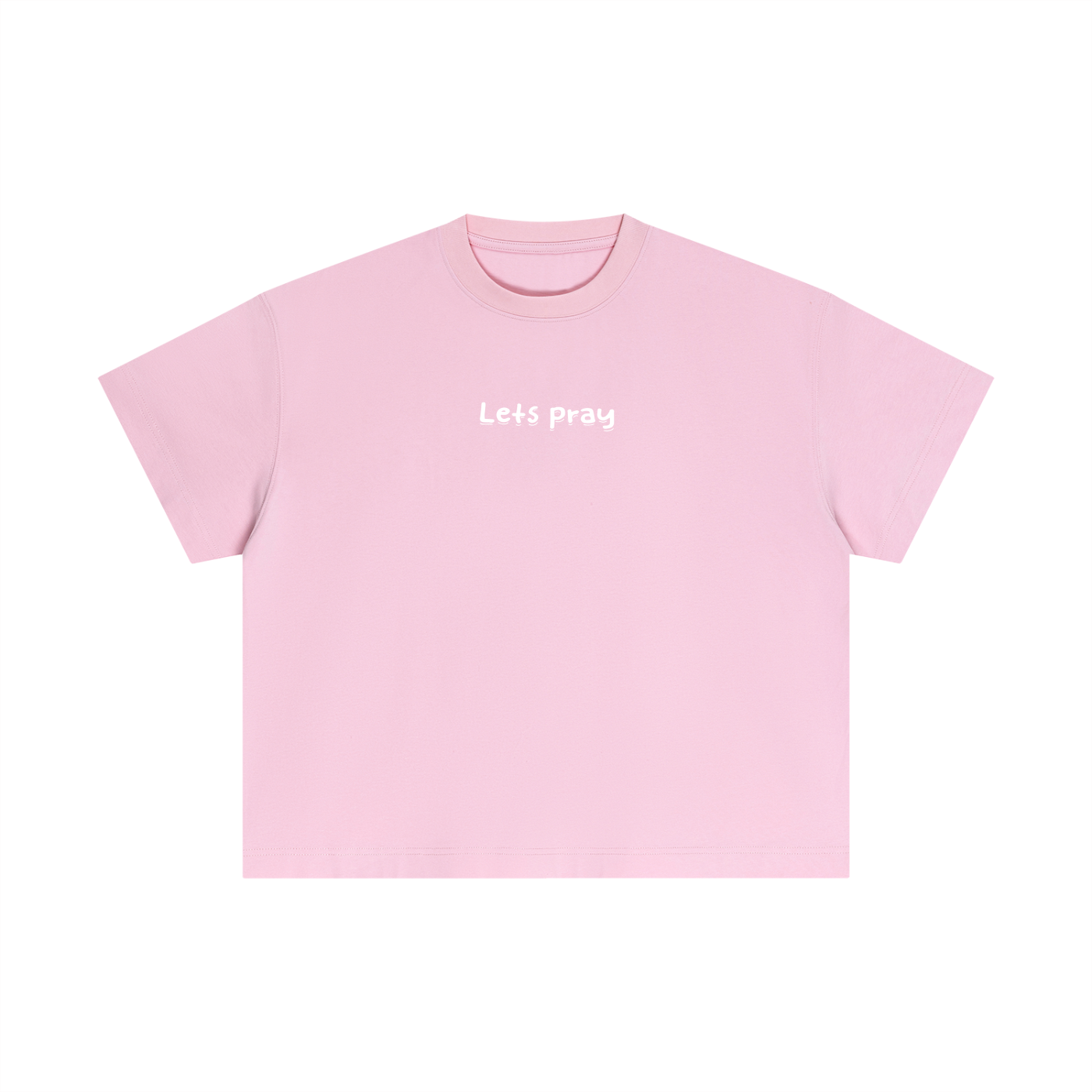 Essential Cotton Boxy "LET IT OUT" T-Shirt