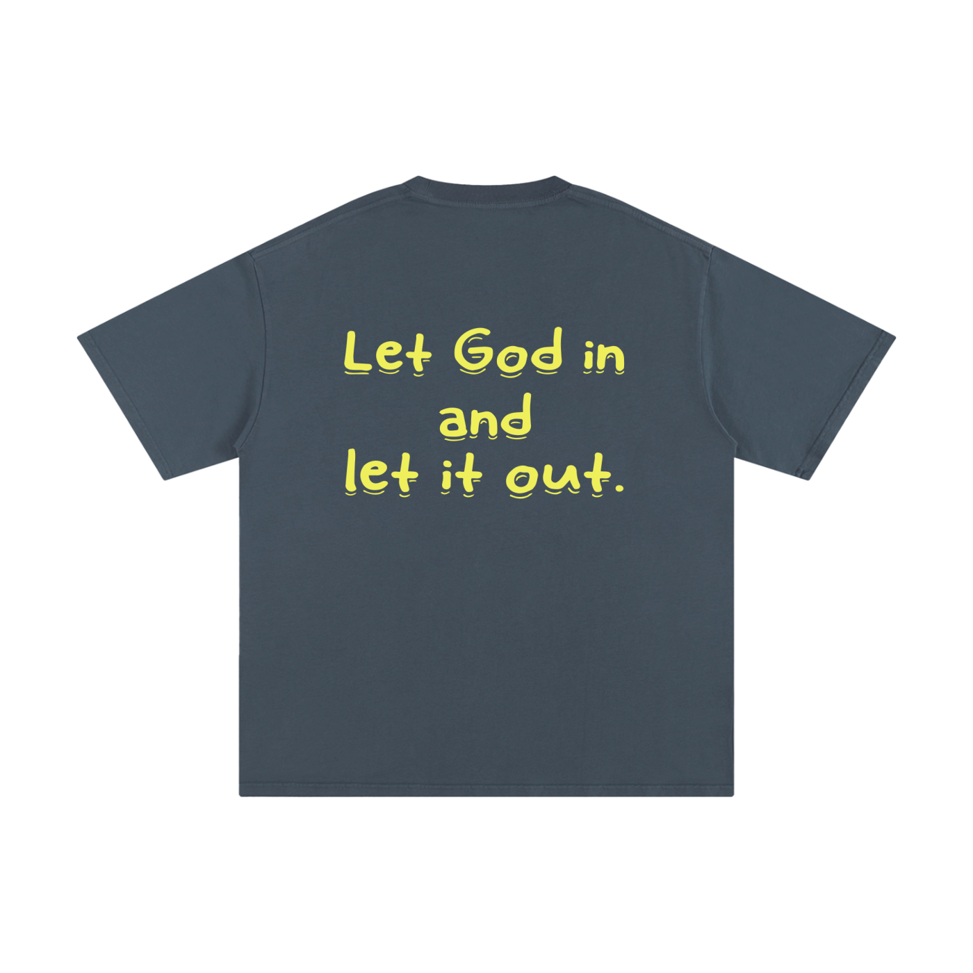 Unisex Pure Cotton "Let God in" T-Shirt