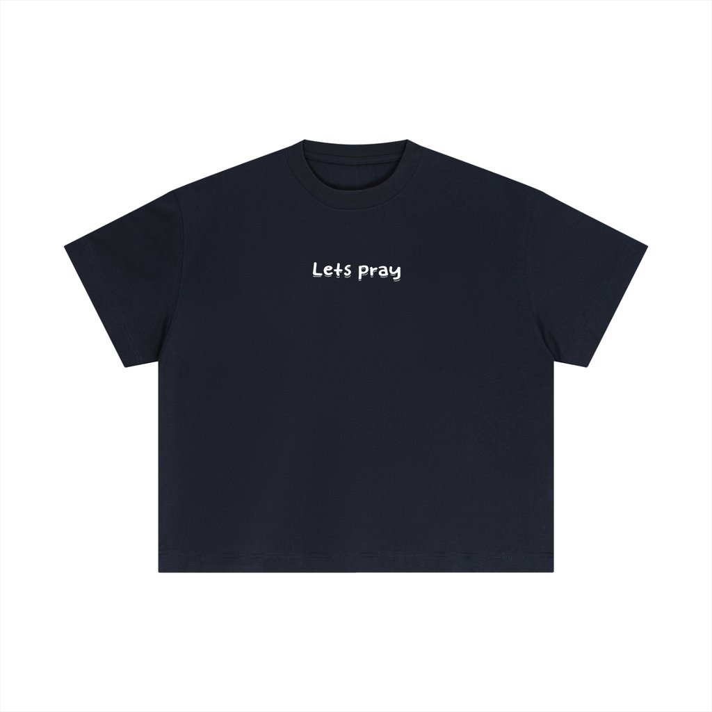 Essential Cotton Boxy "LET IT OUT" T-Shirt