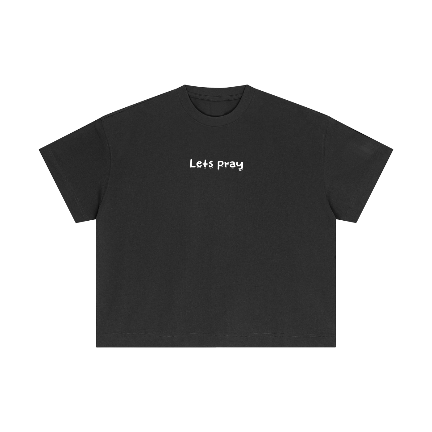 Essential Cotton Boxy "LET IT OUT" T-Shirt