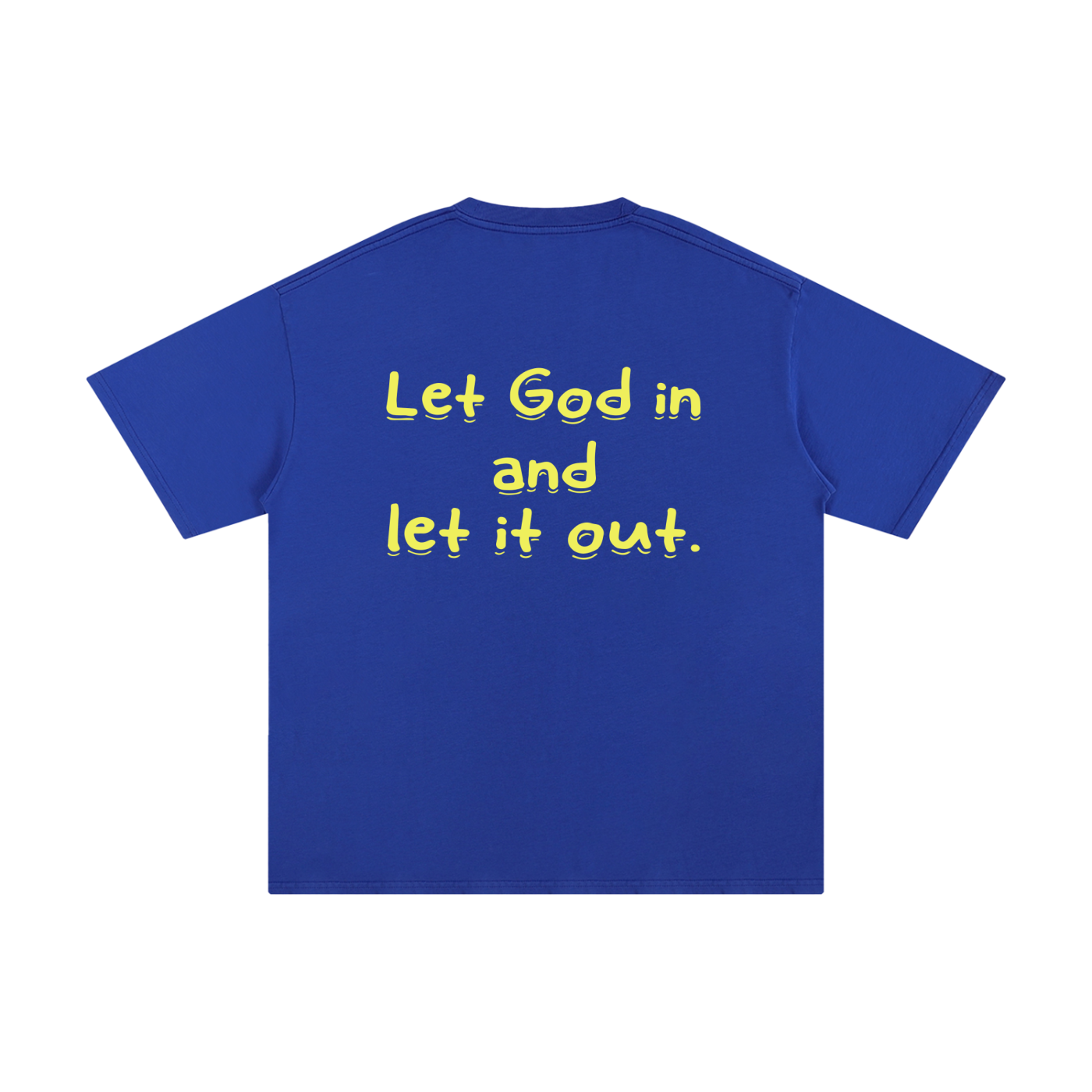 Unisex Pure Cotton "Let God in" T-Shirt