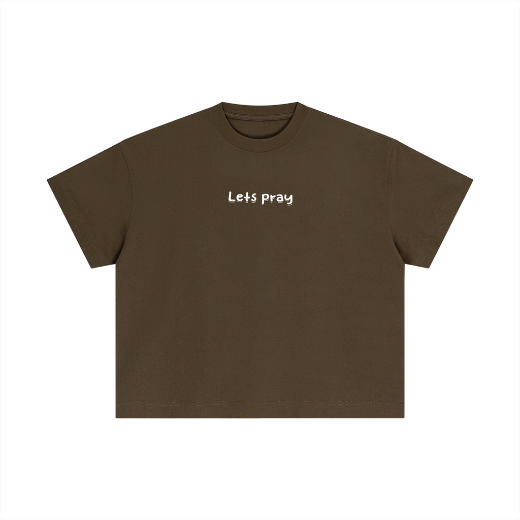 Essential Cotton Boxy "LET IT OUT" T-Shirt