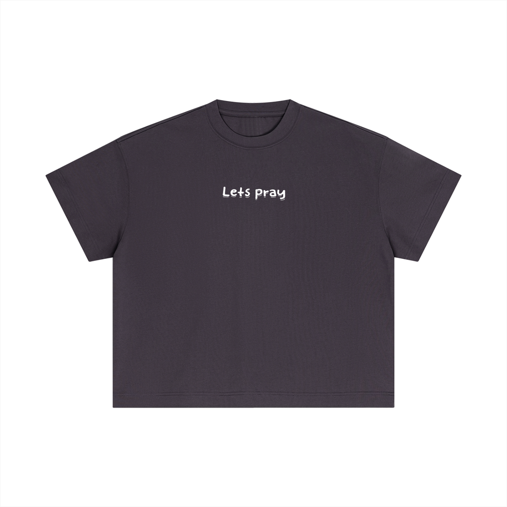 Essential Cotton Boxy "LET IT OUT" T-Shirt